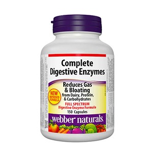 مکمل کامپلت آنزیم گوارشی 150 عددی وبر نچرالز