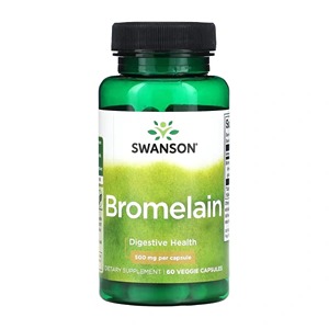 مکمل آنزیمی بروملین پشتیبان سلامت گوارش سوانسون Swanson