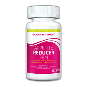 کپسول کاهش دهنده اشتها زنانه بادی اتک 60 عددی body attack Appetite Reducer Fem