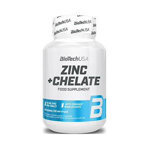 قرص زینک و کلات بایوتک 60 عددی Zinc + Chelate BioTechUSA