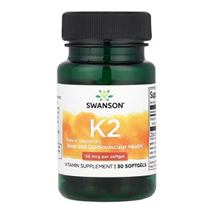 مکمل ویتامین K2 با کیفیت بالا و منشاء طبیعی سوانسون Swanson