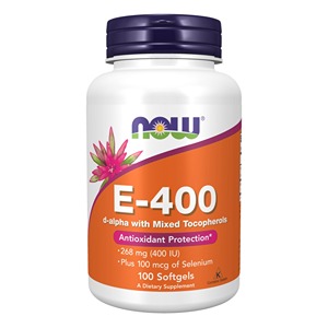 کپسول ویتامین E400 ناو 100 عددی NOW
