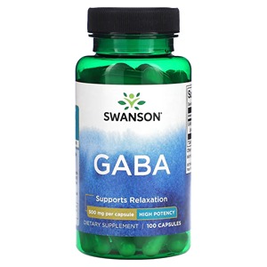 گابا مکمل طبیعی تقویت آرامش و تمرکز از سوانسون Swanson