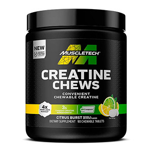مکمل کراتین جویدنی ماسل تک 90 عددی MuscleTech Creatine Chews