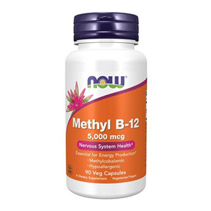 کپسول متیل ب 12 ناو 60 عددی NOW Methyl B12