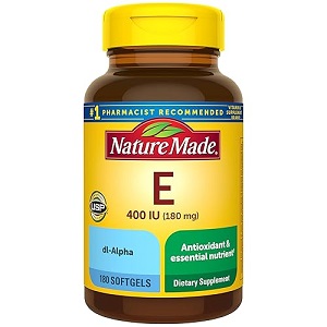 سافت ژل 300 عددی ویتامین E نیچرمید 180 میلی گرم Nature Made