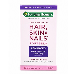 سافت ژل تقویت مو، پوست و ناخن نیچرز بونتی 120 عددی Nature's Bounty