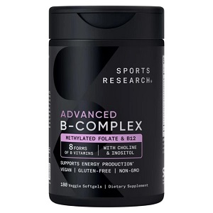 مکمل  ادونس ب کمپلکس اسپرت ریسرچ ۱۸۰ عددی Sports Researchs Advanced B-Complex