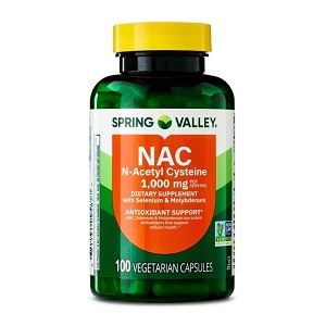 کپسول گیاهی ان استیل ال سیستئین NAC اسپرینگ والی 100 عددی Spring Valley