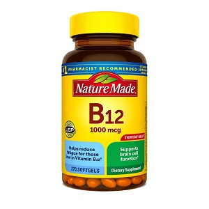 سافت ژل ویتامین B12 نیچرمید ۲۷۰ عددی Nature Made Vitamin B12 1000mcg