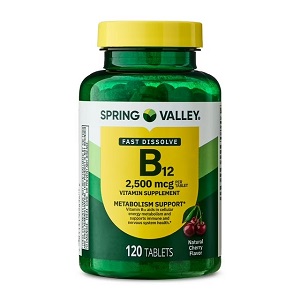 قرص ویتامین B12 اسپرینگ ولی 120 عددی Spring Valley